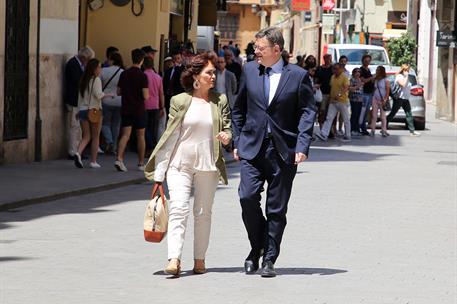 14/06/2018. Carmen Calvo se reúne con Ximo Puig. La vicepresidenta del Gobierno pasea junto al presidente de la Generalitat Valenciana, Ximo...