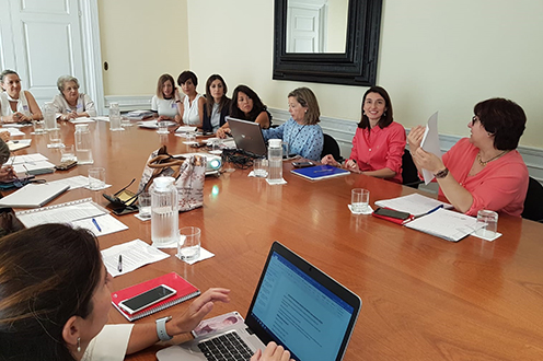 6/09/2018. Pilar Llop se reúne con representantes del Observatorio Estatal para la Violencia sobre la Mujer