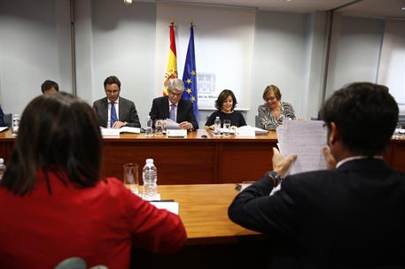 5/07/2017. Sáenz de Santamaría preside la reunión de la Comisión para el seguimiento del 'Brexit'. La vicepresidenta del Gobierno y ministra...