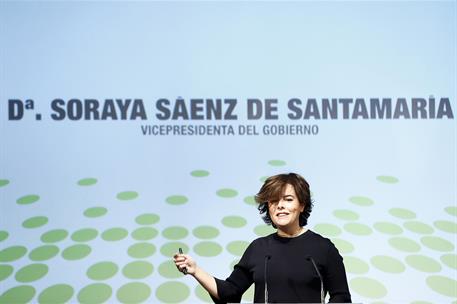 21/11/2017. Sáenz de Santamaría clausura la Jornada Anual de la UTECA. La vicepresidenta Soraya Sáenz de Santamaría ha clausurado la Jornada...