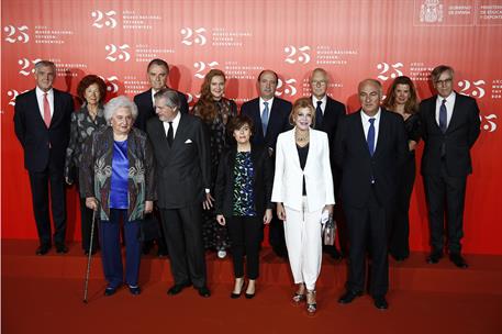 30/10/2017. Sáenz de Santamaría preside la celebración del 25º aniversario del Museo Thyssen-Bornemisza. La vicepresidenta del Gobierno, Sor...
