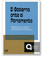 28. El Gobierno ante el Parlamento. 2