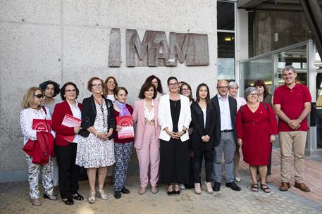 6/06/2019. Carmen Calvo visita el Centro de Igualdad de Móstoles. La vicepresidenta del Gobierno y ministra de la Presidencia, Relaciones co...