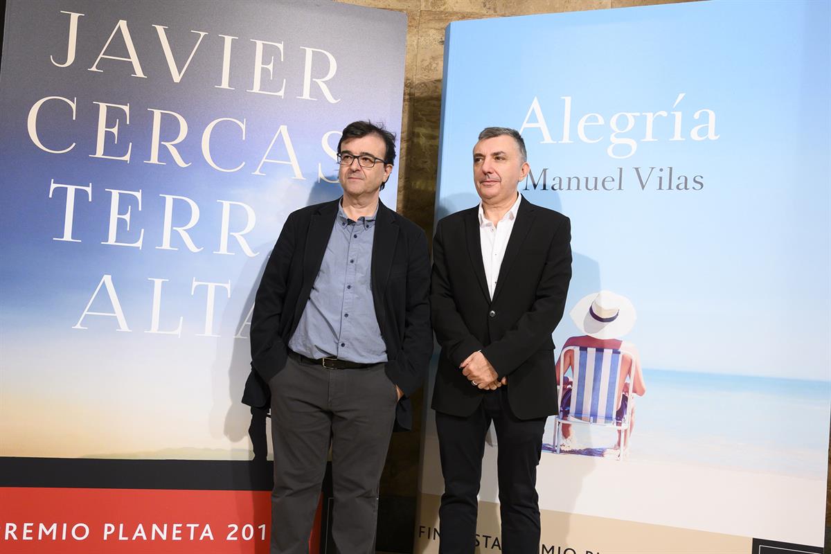 6/11/2019. Carmen Calvo asiste en el Instituto Cervantes a la presentación de las obras ganadoras de los Premios Planeta 2019. Los escritore...