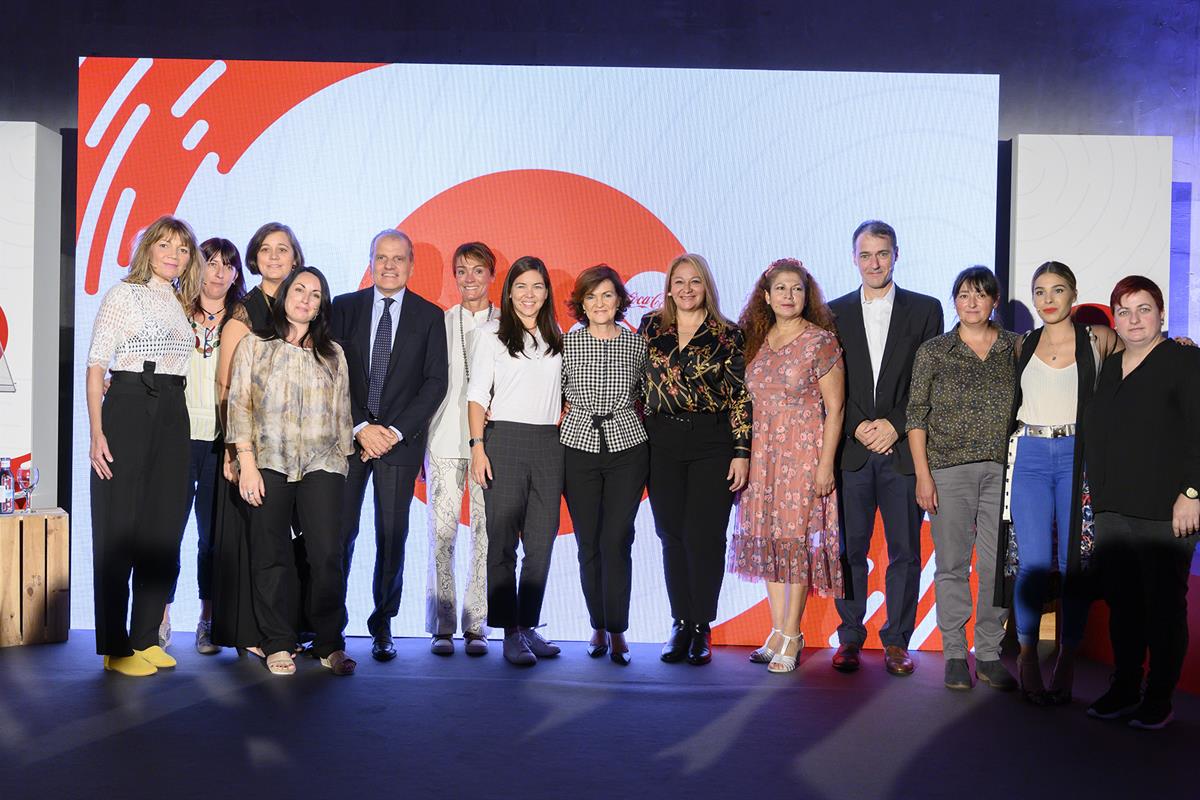 8/10/2019. Carmen Calvo, en la entrega de los Premios GIRA Mujeres 2019. La vicepresidenta del Gobierno y ministra de la Presidencia, Relaci...