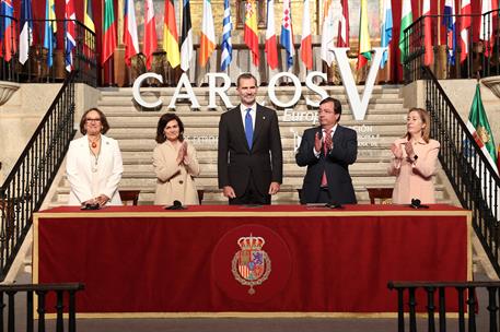9/05/2019. Calvo asiste al acto de entrega del Premio Europeo Carlos V. La vicepresidenta del Gobierno en funciones, Carmen Calvo, ha asisti...