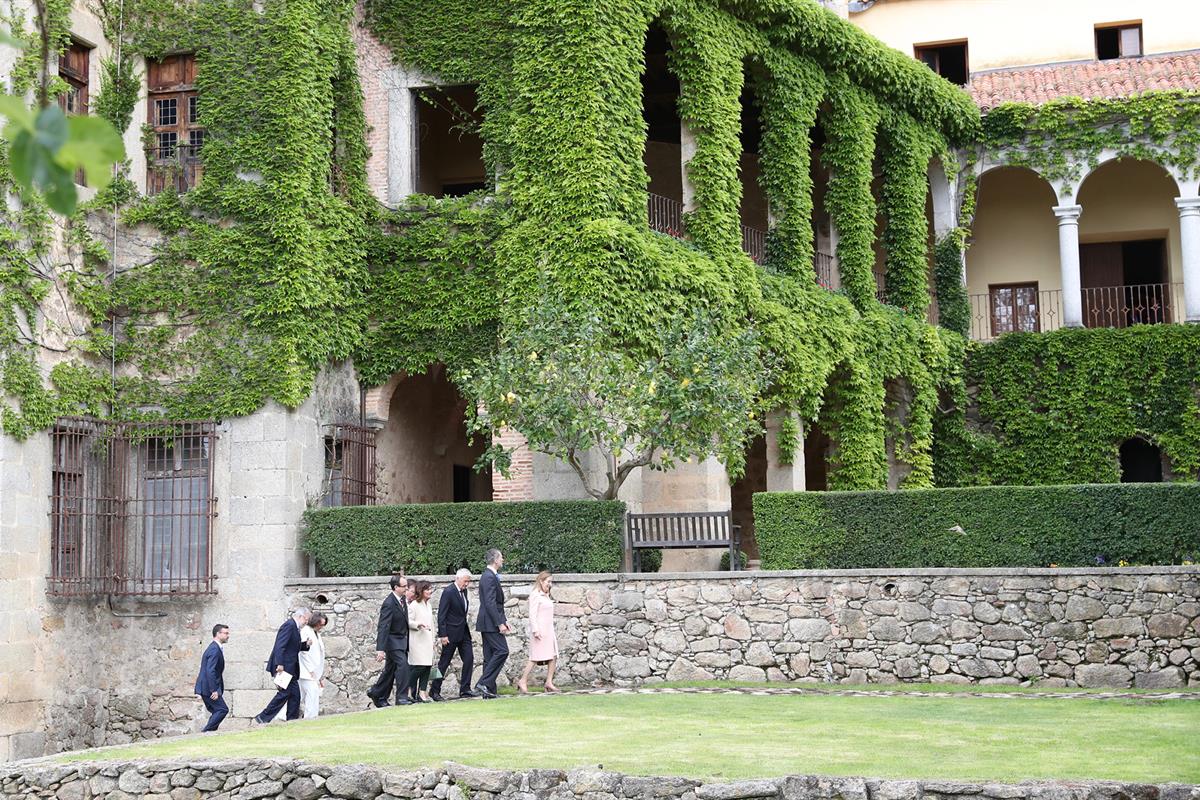 9/05/2019. Carmen Calvo asiste al acto de entrega del Premio Europeo Carlos V. El Real Monasterio de Yuste ha acogido el acto de entrega de ...