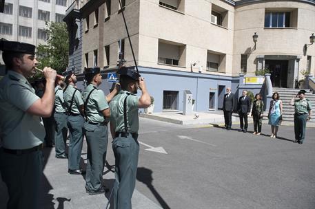 11/07/2019. Carmen Calvo asiste a la presentación del Plan de Igualdad de la Guardia Civil. La vicepresidenta del Gobierno, ministra de la P...