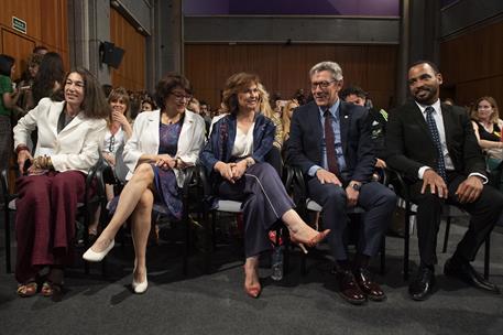 13/06/2019. Calvo clausura el encuentro Caminando juntas de la Fundación Secretariado Gitano. La vicepresidenta del Gobierno, ministra de la...