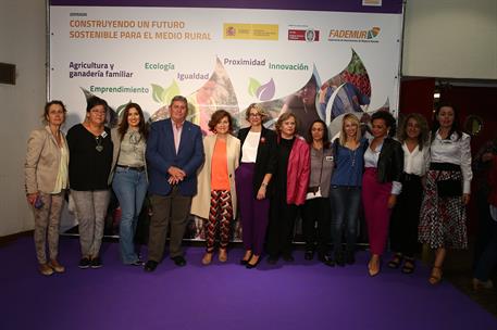 15/10/2019. Calvo, en un acto de conmemoración del Día Internacional de las Mujeres Rurales. La vicepresidenta del Gobierno y ministra de la...