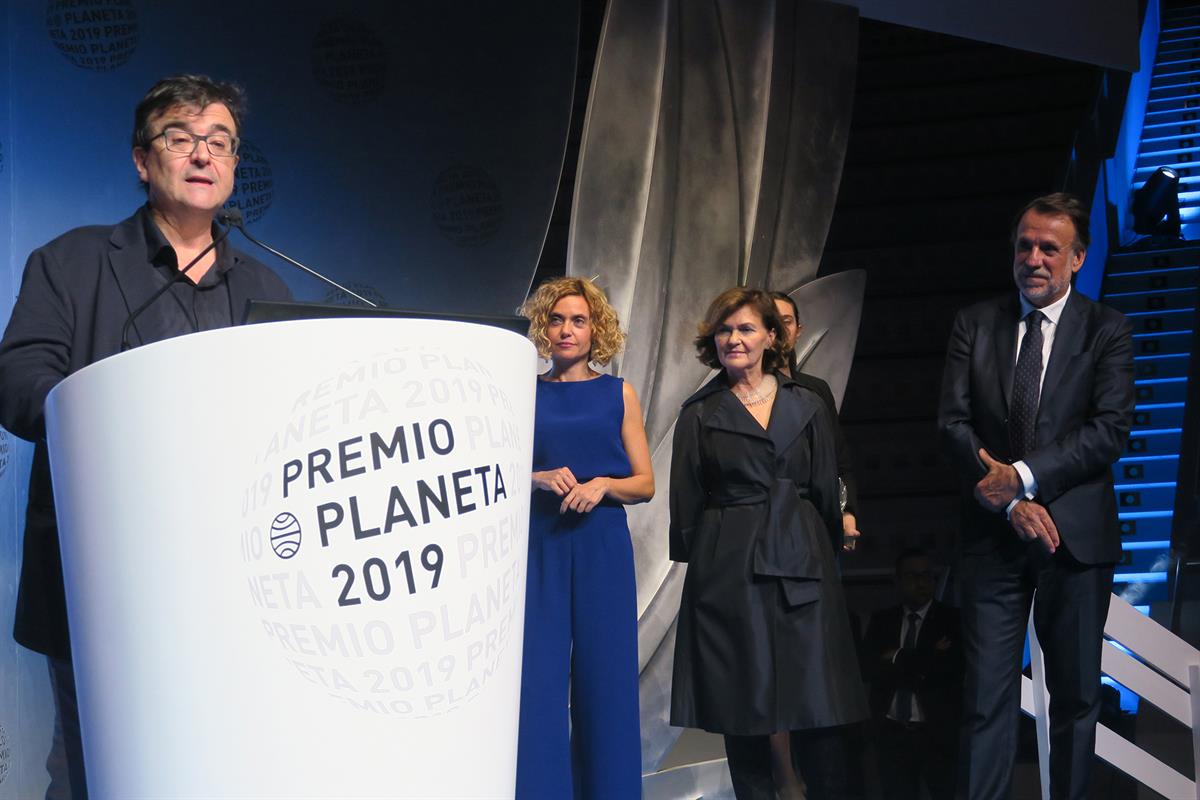 15/10/2019. Carmen Calvo asiste a la ceremonia de entrega del Premio Planeta 2019. La vicepresidenta del Gobierno, ministra de la Presidenci...