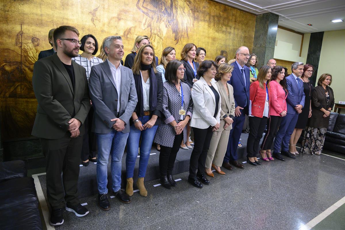 17/10/2019. Reunión de la Conferencia Sectorial de Igualdad. La vicepresidenta del Gobierno, ministra de la Presidencia, Relaciones con las ...