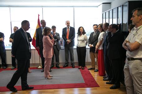 19/06/2019. Carmen Calvo asiste a la presentación de la nueva web del BOE. La vicepresidenta del Gobierno, ministra de la Presidencia, Relac...