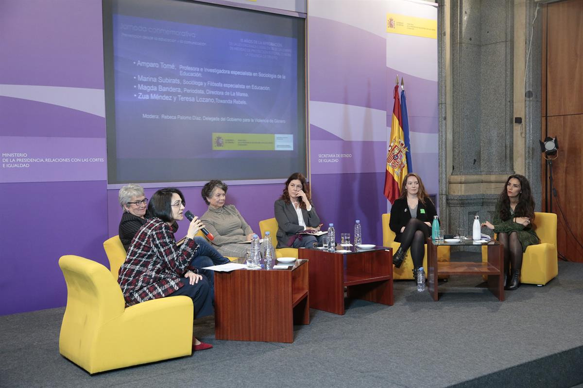 19/12/2019. Calvo, en la apertura de las Jornadas de conmemoración del XV aniversario de la Ley integral contra la Violencia de Género. Aper...