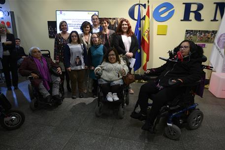 25/11/2019. Calvo destaca el compromiso "firme y decidido" del Gobierno con las personas con discapacidad. La vicepresidenta del Gobierno, m...