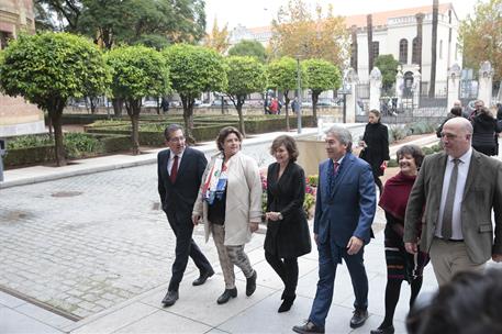 28/11/2019. Calvo: "La violencia de género no es objeto de debate sino de combate". La vicepresidenta del Gobierno, ministra de la Presidenc...