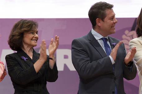 7/03/2020. Conmemoración del Día Internacional de la Mujer. La vicepresidenta del Gobierno, ministra de la Presidencia, Relaciones con las C...