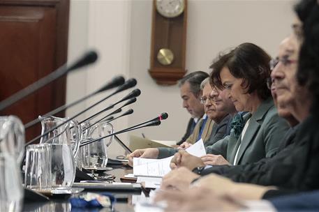19/02/2020. Carmen Calvo preside la Conferencia Sectorial para asuntos de la Seguridad Nacional. La vicepresidenta primera y ministra de la ...