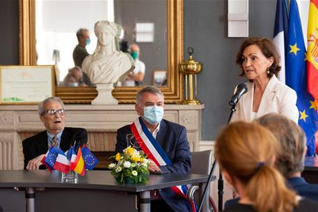 22/08/2020. Carmen Calvo homenajea al último español superviviente de Mauthausen. La vicepresidenta primera del Gobierno, ministra de la Pre...