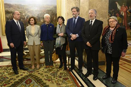 27/01/2020. Calvo pide recordar el Holocausto como el "mejor pilar ético y político" de defensa de la democracia. La vicepresidenta del Gobi...