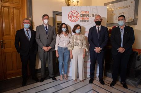 27/07/2020. Calvo interviene en el curso 'Mujer y liderazgo en tiempos de crisis. foto de familia de la vicepresidenta primera del Gobierno ...