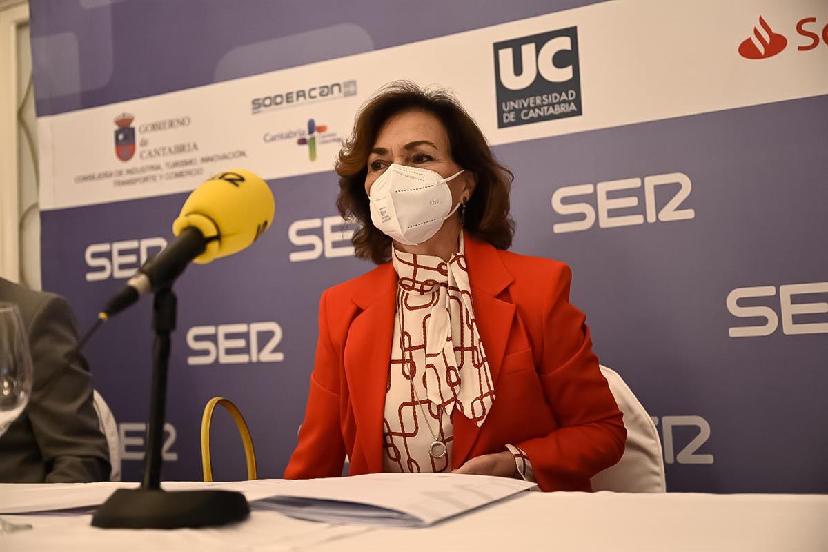 2/06/2021. Carmen Calvo visita Cantabria. La vicepresidenta del Gobierno, ministra de la Presidencia, Relaciones con las Cortes y Memoria De...