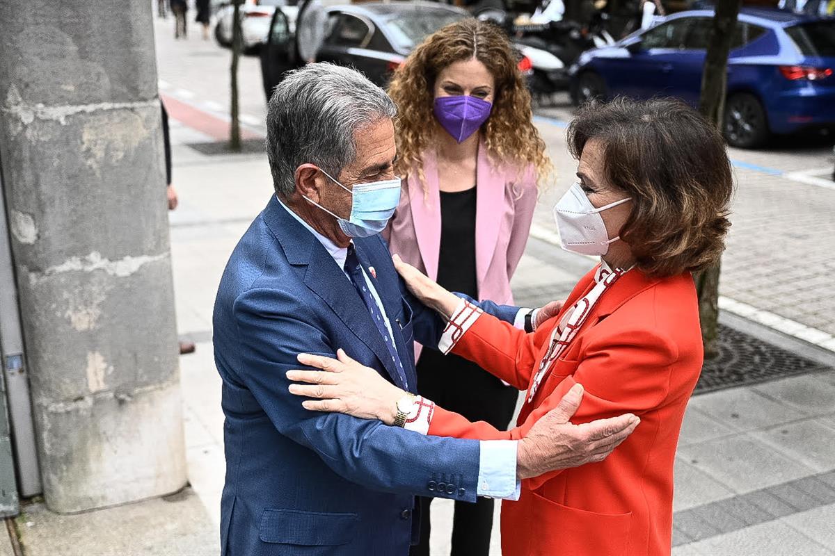 2/06/2021. Carmen Calvo visita Cantabria. La vicepresidenta del Gobierno, ministra de la Presidencia, Relaciones con las Cortes y Memoria De...