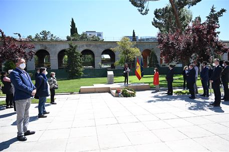 5/05/2021. Acto de homenaje y recuerdo a las víctimas españolas del nazismo. La vicepresidenta primera del Gobierno, ministra de la Presiden...
