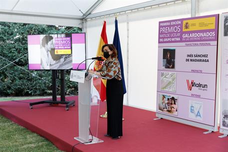 8/06/2021. Calvo clausura la I edición de los Premios Matilde Ucelay. La vicepresidenta del Gobierno y ministra de la Presidencia, Relacione...