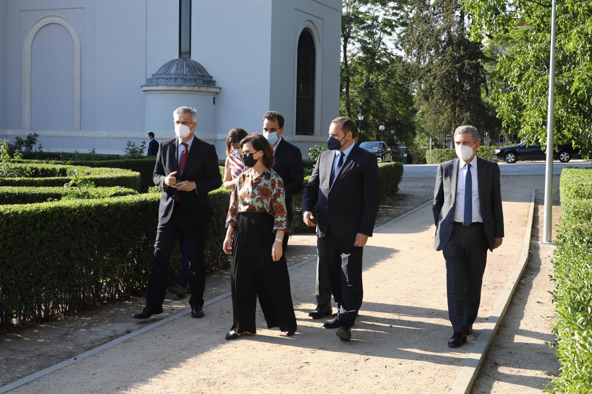 8/06/2021. Calvo clausura la I edición de los Premios Matilde Ucelay. La vicepresidenta del Gobierno y ministra de la Presidencia, Relacione...