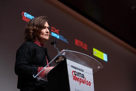 17/02/2021. Carmen Cavo inaugura la I Jornada "CIMA Impulsa". La vicepresidenta primera del Gobierno y ministra de la Presidencia, Relacione...