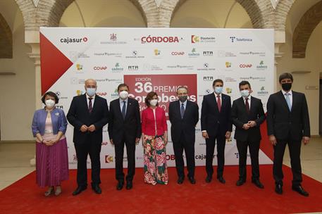 17/06/2021. Carmen Calvo clausura la gala de entrega de los Premios Cordobeses del Año 2020