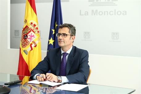 19/08/2021. Bolaños coordina el grupo de trabajo de repatriación de Afganistán. El ministro de la Presidencia, Relaciones con las Cortes y M...