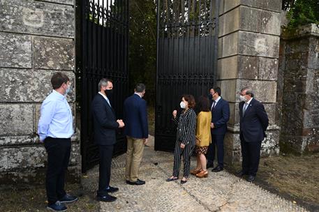 26/06/2021. Apertura de los jardines del Pazo de Meirás. La vicepresidenta del Gobierno, ministra de la Presidencia, Relaciones con las Cort...