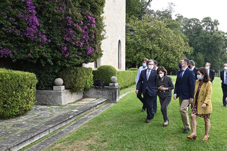 26/06/2021. Apertura de los jardines del Pazo de Meirás. La vicepresidenta del Gobierno, ministra de la Presidencia, Relaciones con las Cort...