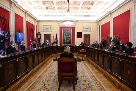28/04/2021. Calvo visita el Consejo de Estado. La vicepresidenta primera del Gobierno, ministra de la Presidencia, Relaciones con las Cortes...