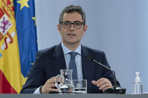 El ministro Félix Bolaños