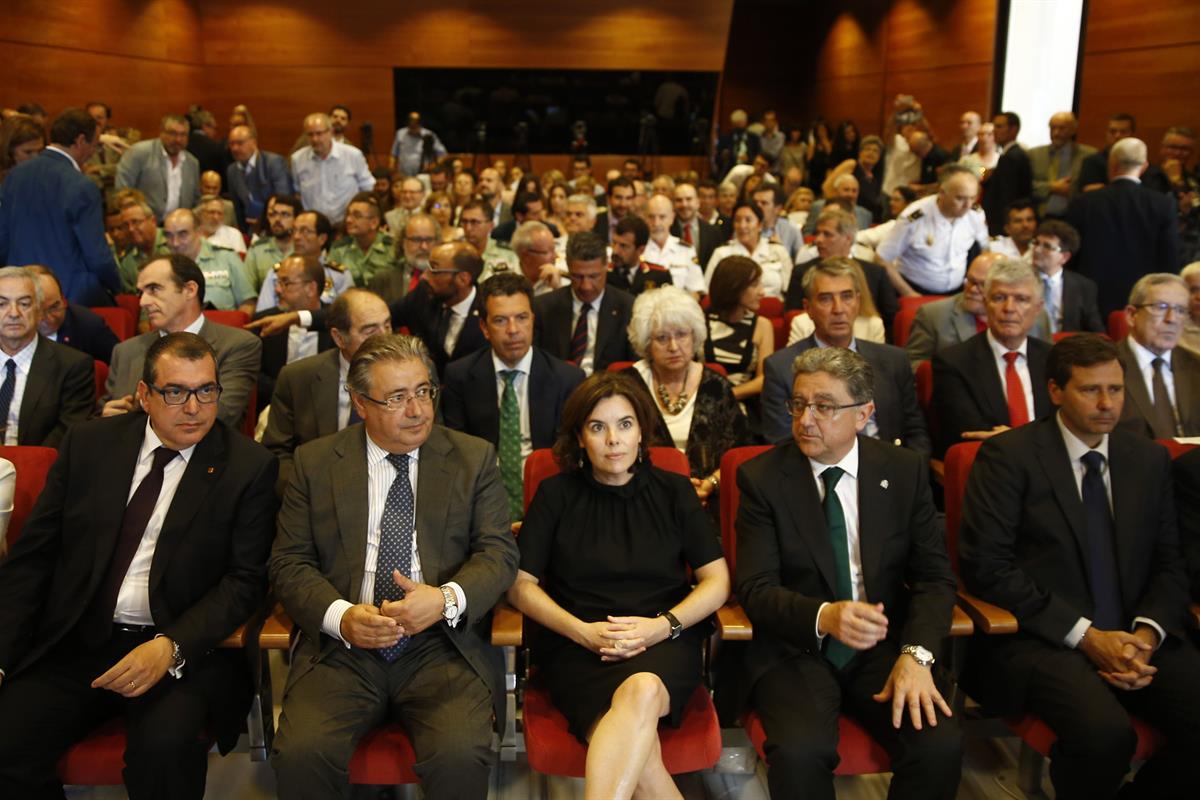 19/06/2017. La vicepresidenta preside la inauguración de la exposición "Una mirada a Hipercor". La vicepresidenta del Gobierno y ministra de...