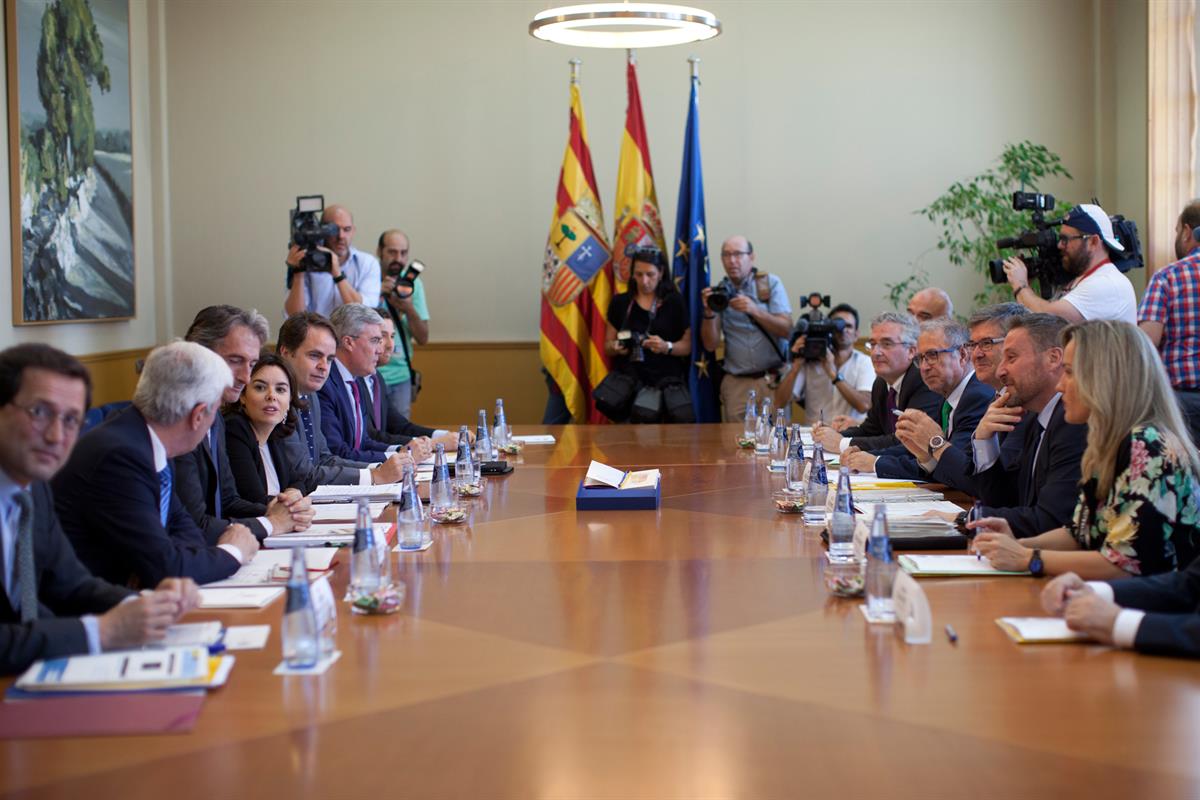 27/06/2017. Viaje de la Vicepresidenta a Zaragoza. La vicepresidenta y ministra de la Presidencia y para las Administraciones Territoriales,...