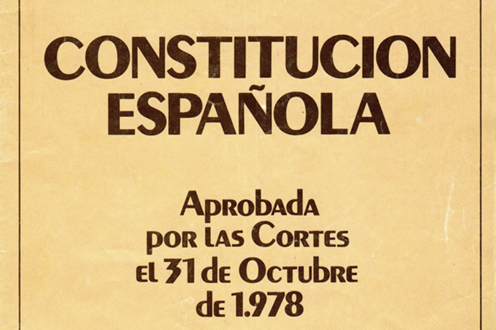 7/12/2018. Portada de la Constitución de 1978