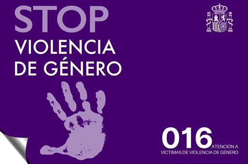 Logo de stop violencia de género