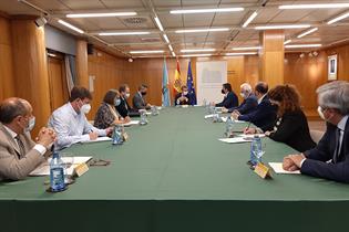 Reunión en A Coruña entre las administraciones interesadas en los futuros usos de Meirás 