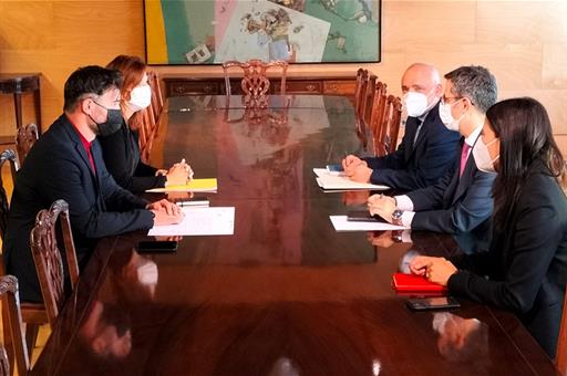 Reunión del ministro Bolaños con ERC