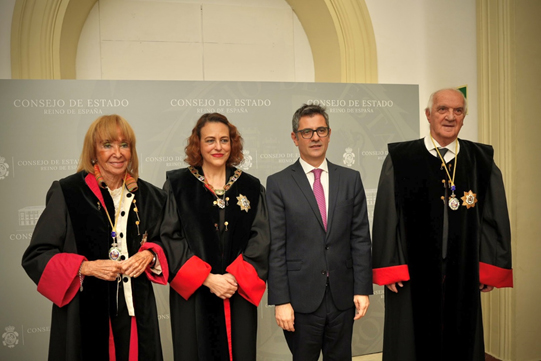 11/11/2022. Félix Bolaños preside la toma de posesión de Magdalena Valerio al frente del Consejo de Estado