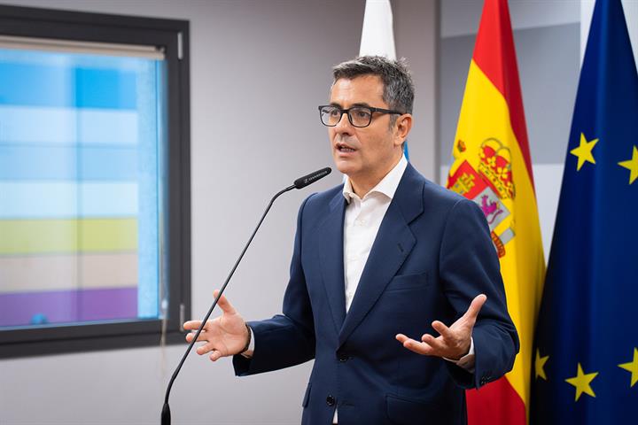 22/09/2022. Bolaños recibe al presidente del Gobierno de Canarias