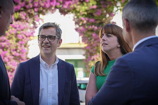 El ministro de la Presidencia durante su visita a Cádiz