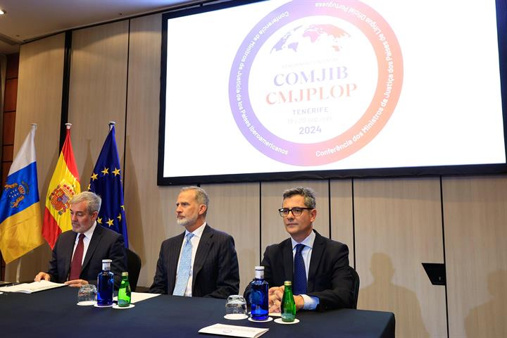 20/09/2024. Bolaños destaca la relevancia de la digitalización segura en la cooperación entre países. El presidente de Canarias, Fernando Cl...