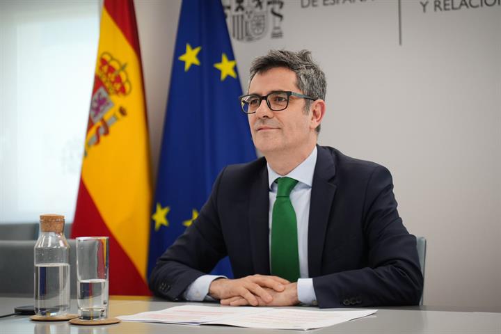 El ministro de la Presidencia, Justicia y Relaciones con las Cortes, Félix Bolaños