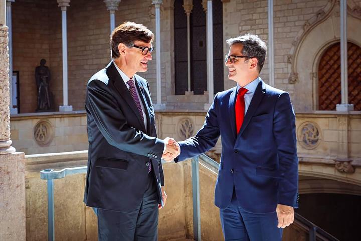 27/09/2024. El ministro Bolaños se reúne con el president Illa para reforzar la cooperación entre gobiernos