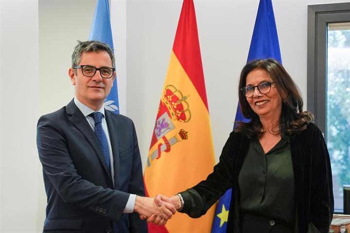 2/06/2025. Bolaños traslada a la representante de la ONU sobre violencia contra los niños el compromiso de España con el Convenio de Estambul